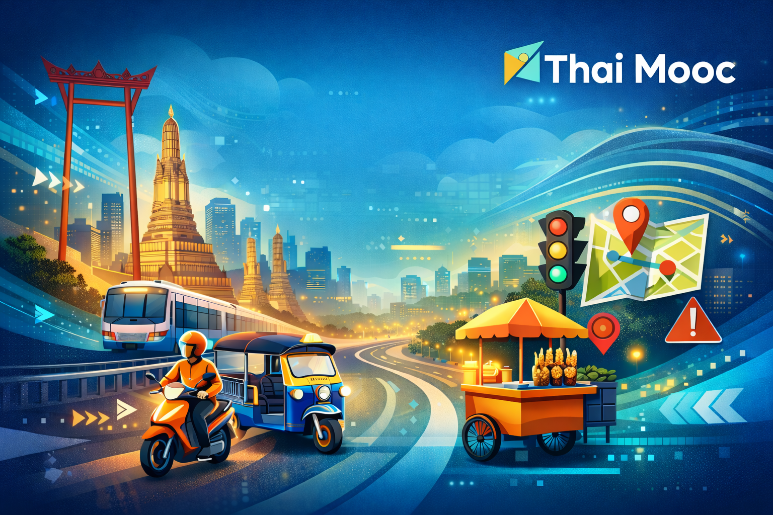  รู้จักรถเมล์ กรุงเทพ ใช้ง่ายเดินทางเป็น| Easy Bus, Easy Go EdTechSU002