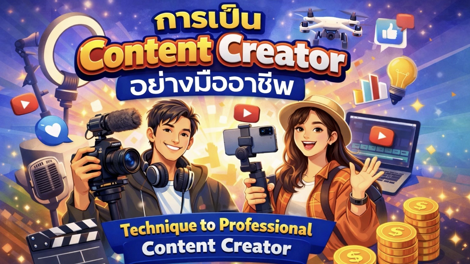 การเป็น Content Creator อย่างมืออาชีพ | Technique to Professional Content Creator EdTechSU004