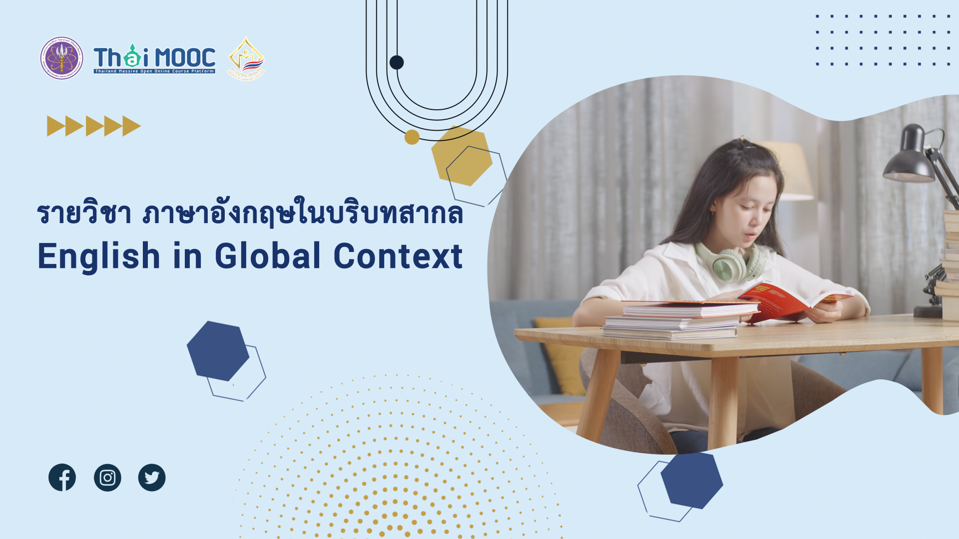 ภาษาอังกฤษในบริบทสากล | English in Global Context ICCS036