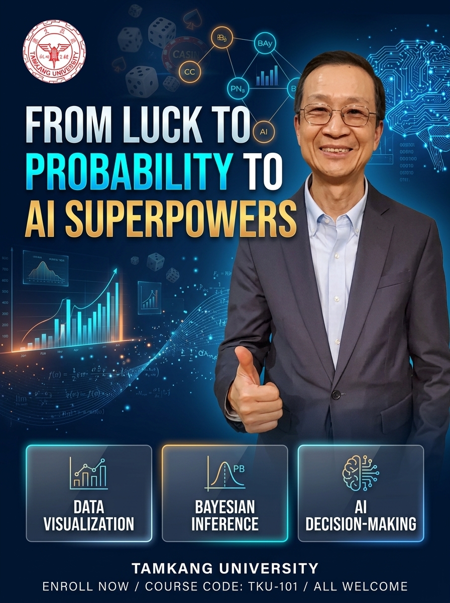จากโชคชะตาสู่ความน่าจะเป็น สู่พลังวิเศษของ AI | From Luck to Probability to AI Superpowers TKU005